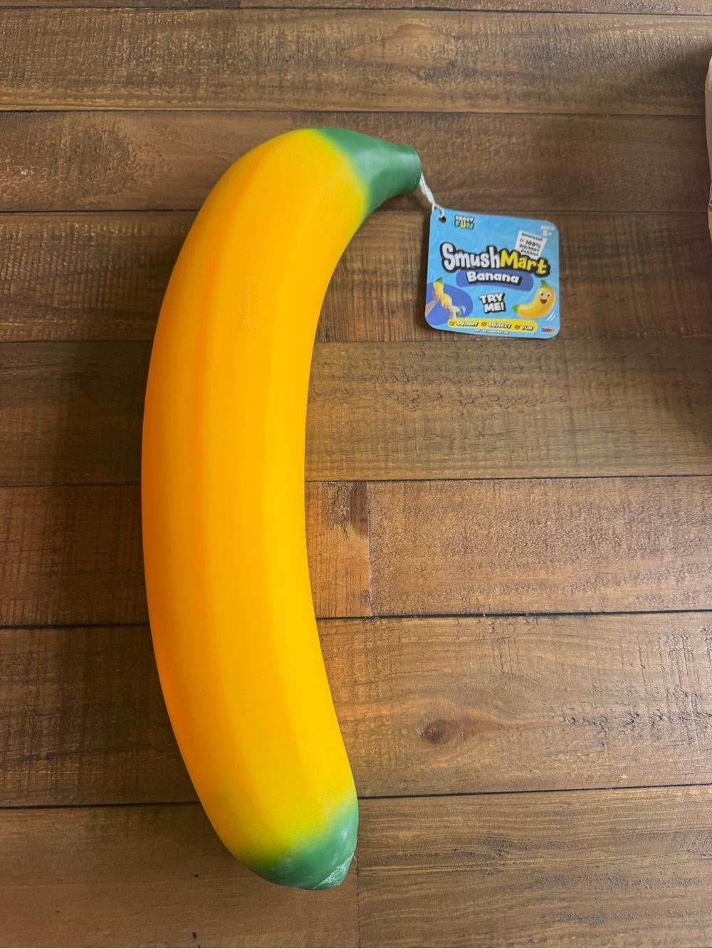 SmushMart RMS Crazy Fun Jumbo Banana Squishy Toy NEW